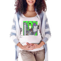 Serial Experiments Lain Hooked On The Wired Trendi Maternity Scoop Neck T-shirt | Artistshot