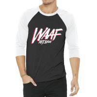 Waaf Fm 3/4 Sleeve Shirt | Artistshot