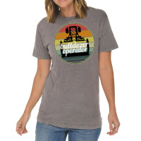 Bulldozer Operator Travel Vintage T-shirt | Artistshot