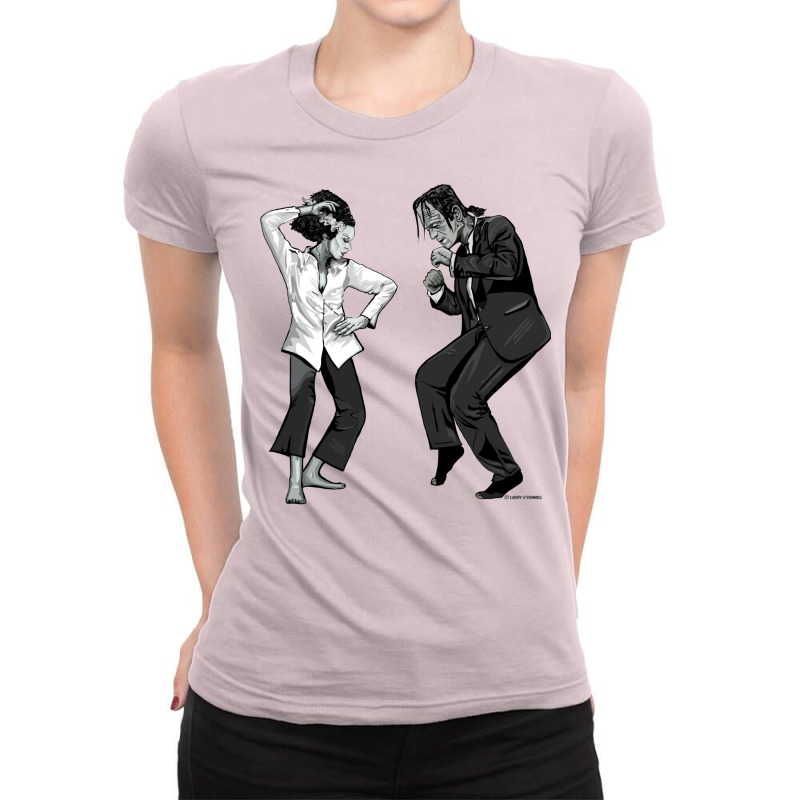 Pulp Frankenstein Ladies Fitted T-Shirt by kaleelullow | Artistshot