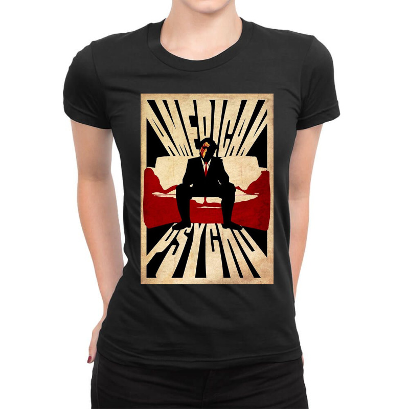 Blood American Psycho Ladies Fitted T-Shirt by barleydixon | Artistshot