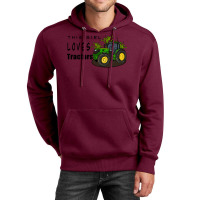 This Girl Loves Tractors Cool Unisex Hoodie | Artistshot