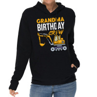 Grandma Birthday Crew Construction Birthday Party Lightweight Hoodie | Artistshot