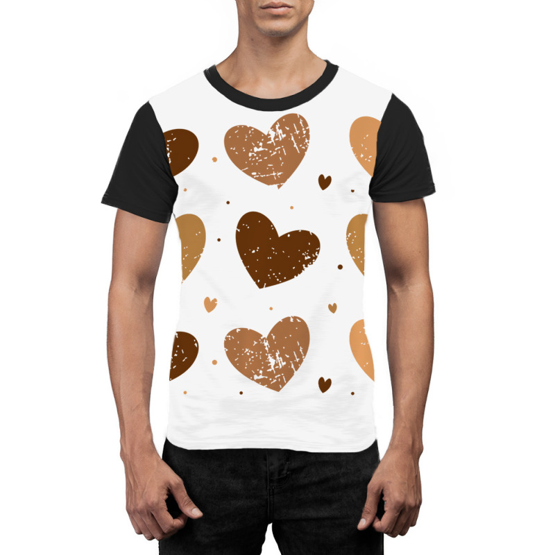 Diversity Heart Skin Tones Black Pride Melanin Kin Graphic T-shirt by onofre | Artistshot