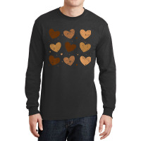 Diversity Heart Skin Tones Black Pride Melanin Kin Long Sleeve Shirts | Artistshot