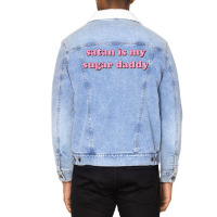 Satan Is My Sugar Daddy Unisex Sherpa-lined Denim Jacket | Artistshot