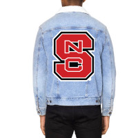 North,-carolina,-state,-athletic Unisex Sherpa-lined Denim Jacket | Artistshot