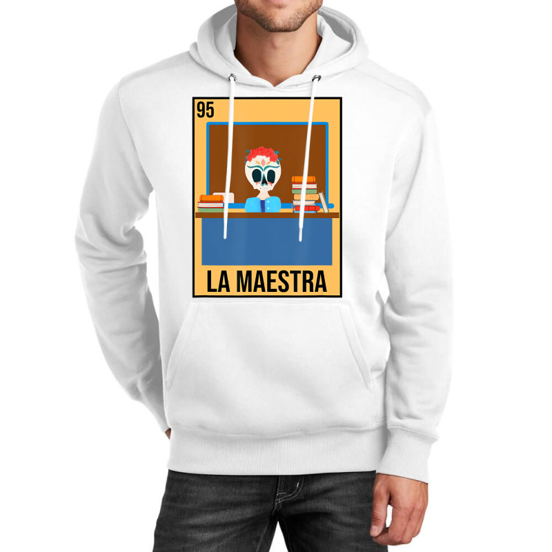 La Maestra Floral Skull Spanish Latina Bilingual T Unisex Hoodie by kalieberg | Artistshot