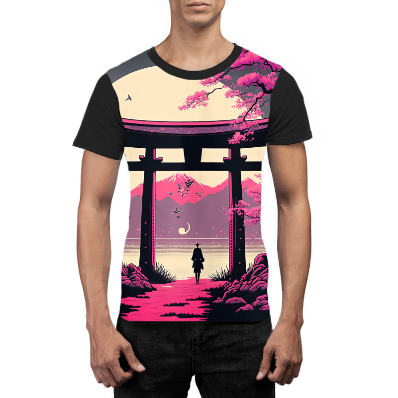 Traditional Shrine Japan Tank Top Graphic T-shirt | Artistshot