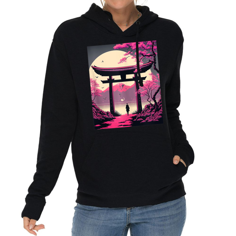 Traditional Shrine Japan Tank Top Lightweight Hoodie | Artistshot