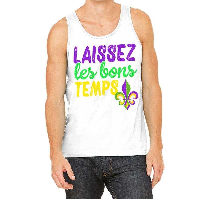 Laissez Les Bons Temps Rouler Funny Mardi Gras Par Tank Top | Artistshot