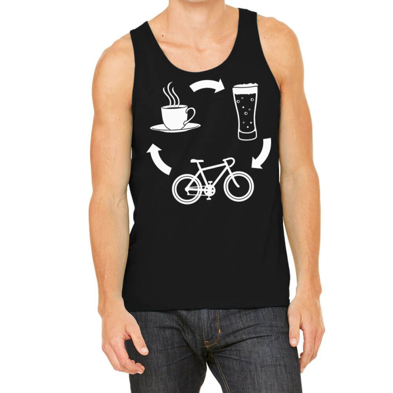 Cycling Coffee Beer Girl Tank Top | Artistshot