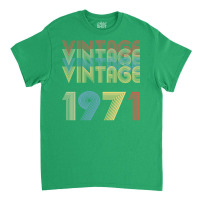 Birthday Vintage 1971 Girl Classic T-shirt | Artistshot