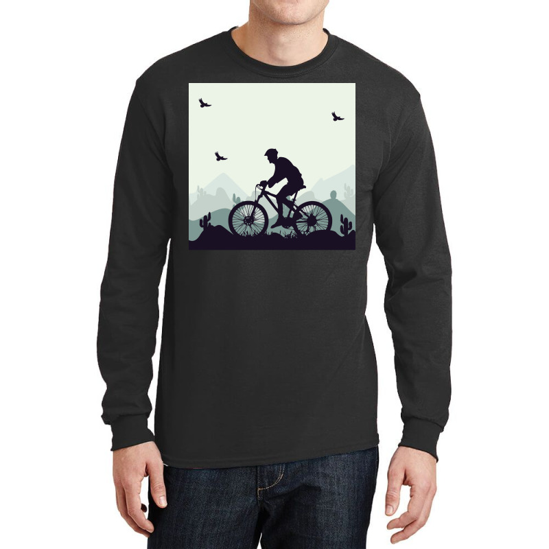 Mountain Bike Music Long Sleeve Shirts by gugaisraero | Artistshot