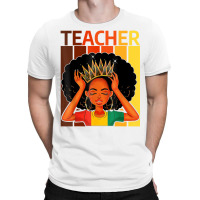 Teacher Afro African American Black History Month T-shirt | Artistshot