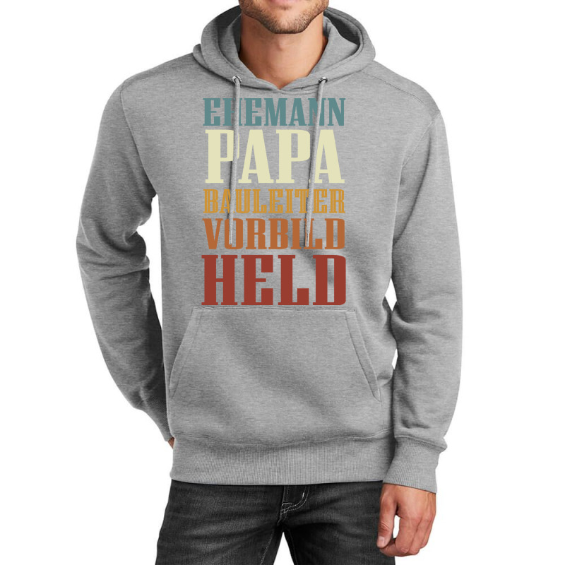 Husband Dad Construction Manager Role Model Hero S Unisex Hoodie | Artistshot