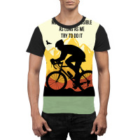 Mountain Bicycle Yellow Graphic T-shirt | Artistshot