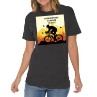 Mountain Bicycle Yellow Vintage T-shirt | Artistshot