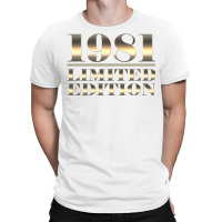 40th Birthday 40 Year Old 1981 Gift Yellow T-shirt | Artistshot