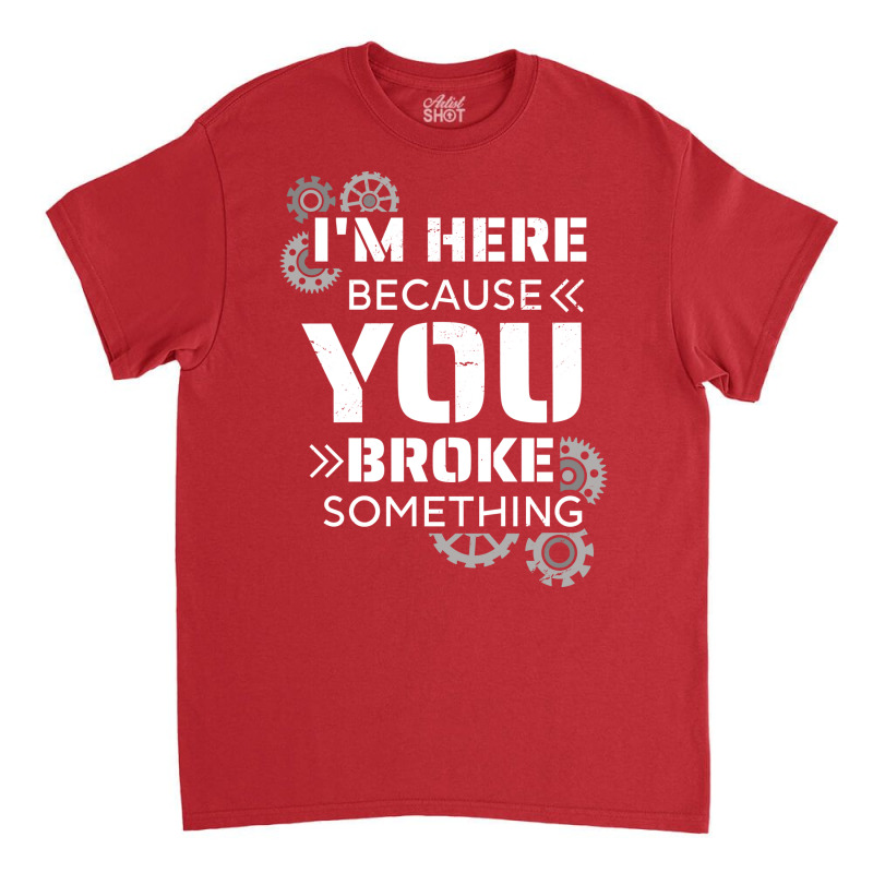 Mechanic Caretaker Saying House Technician Trendin Classic T-shirt by pawnrakhlefb | Artistshot