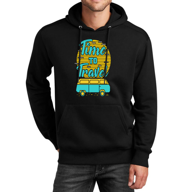 Time To Travel Summer Beach Unisex Hoodie by chris299 | Artistshot