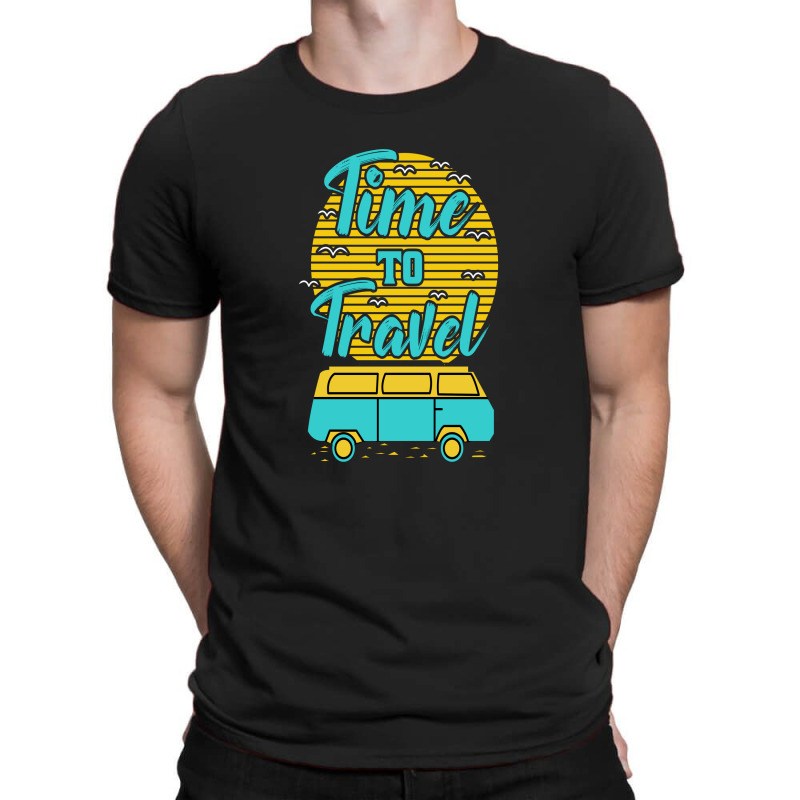 Time To Travel Summer Beach T-Shirt by chris299 | Artistshot