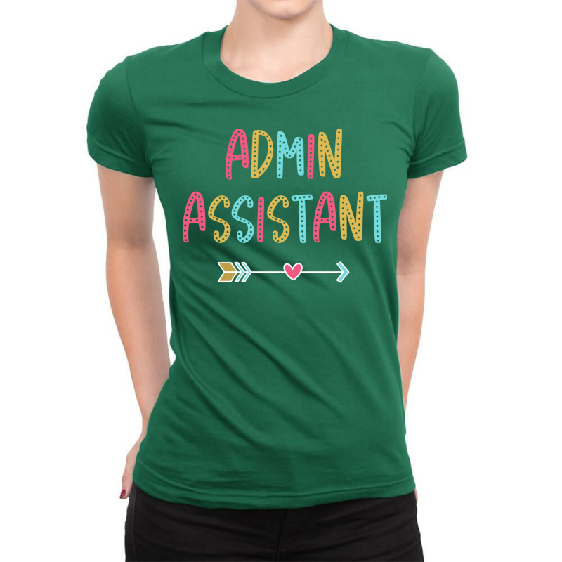 Administrative Assistant Fun Casual Boho Design Bl Ladies Fitted T-Shirt by zartatelsik | Artistshot