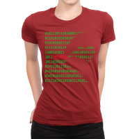 Password Hacked Between Numbers 70s Ladies Fitted T-shirt | Artistshot