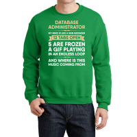 Database Administrator My Mind Is Like A Web Brows Crewneck Sweatshirt | Artistshot