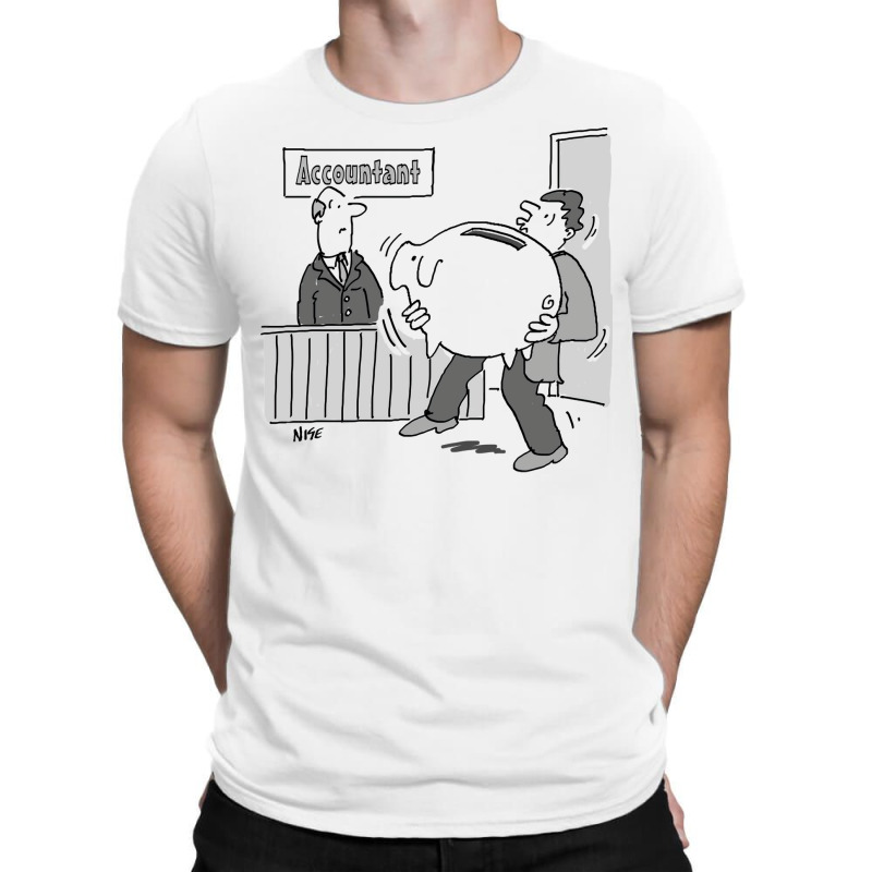 Accountant Has A Client With A Huge Piggybank Star T-Shirt by mutuladinviav | Artistshot