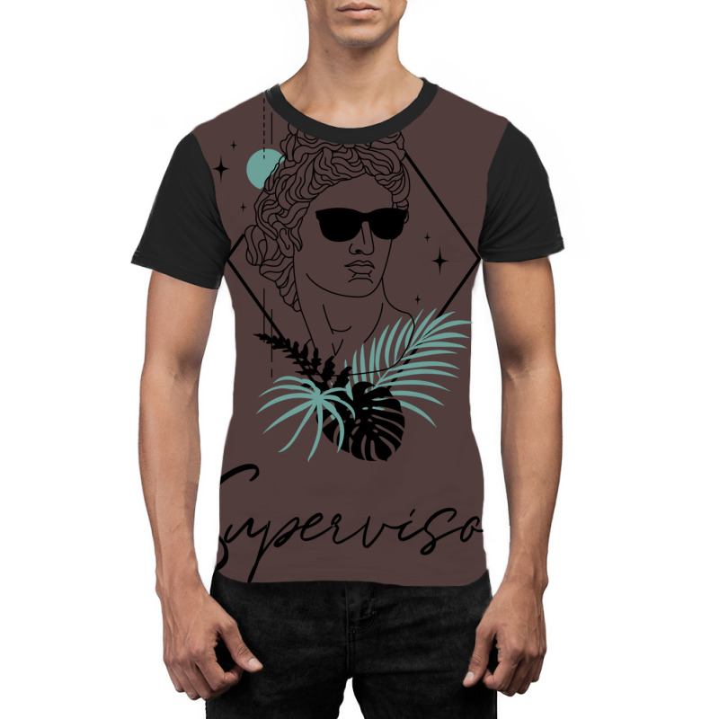 Supervisor Antique Greek God Design Graphic T-shirt by wsletiguuri | Artistshot