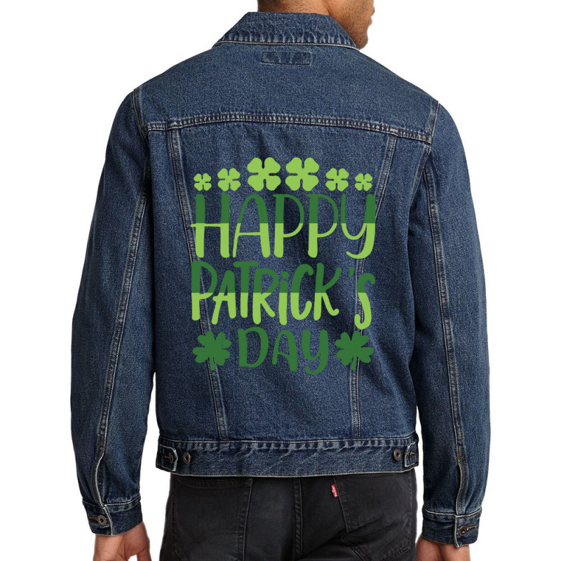 Happy Patricks Day St Patricks Day Men Denim Jacket | Artistshot