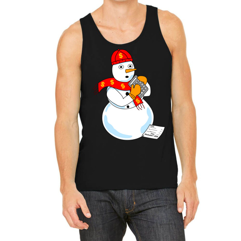 Snowman Accountant Cute Tank Top by mutuladinviav | Artistshot