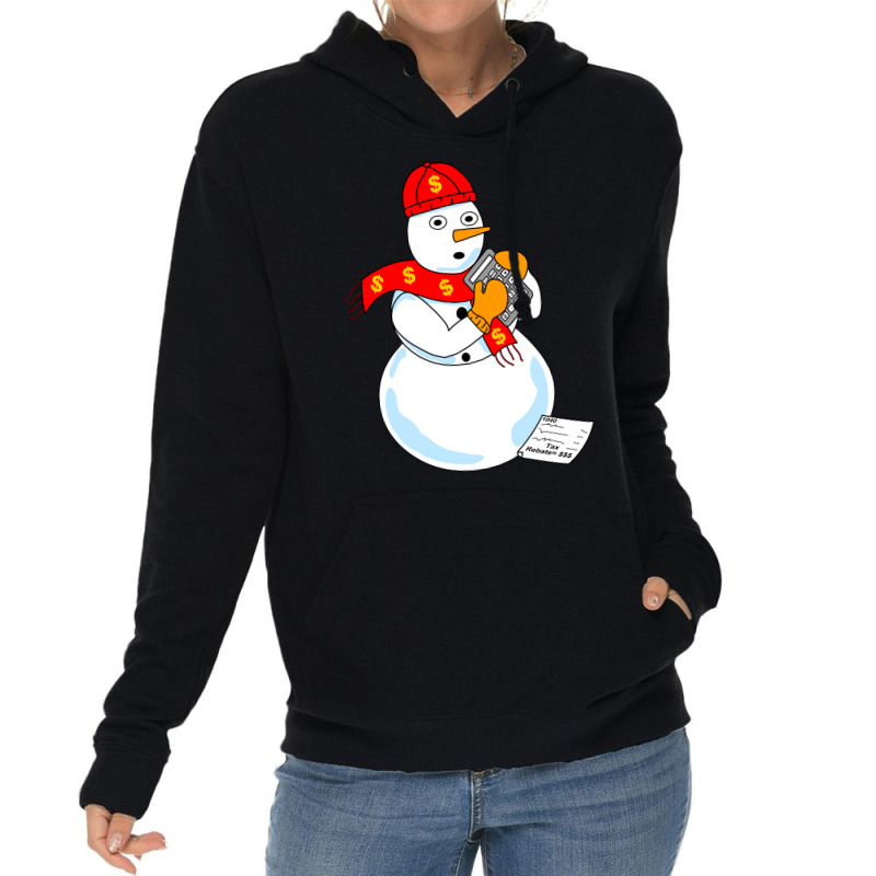 Snowman Accountant Cute Lightweight Hoodie by mutuladinviav | Artistshot