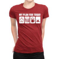 My Plan For Today Accounting Tax Season Numbers Ae Ladies Fitted T-shirt | Artistshot