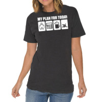 My Plan For Today Accounting Tax Season Numbers Ae Vintage T-shirt | Artistshot