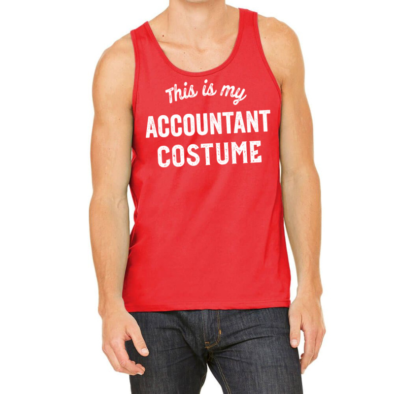 Funny Accountant Lazy Halloween Costume Easy Accou Tank Top | Artistshot