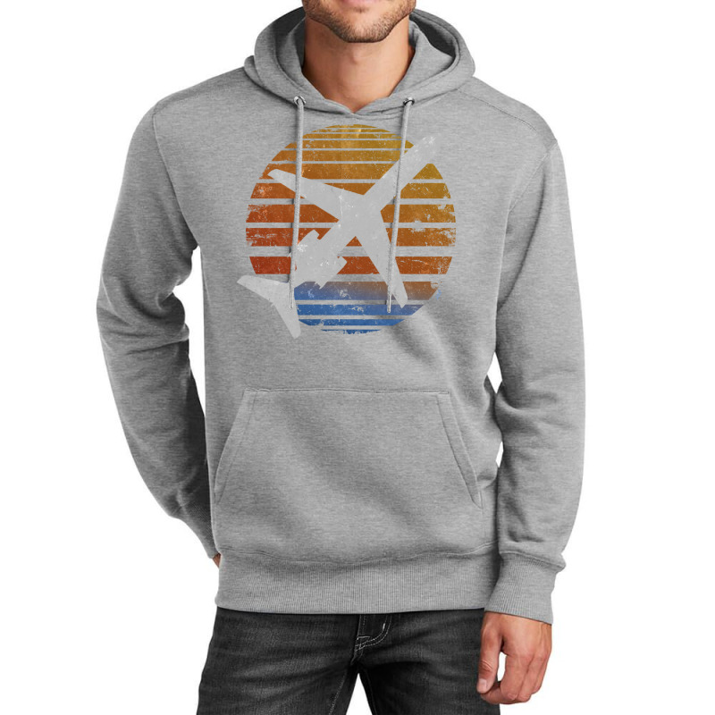 Vintage Regional Airliner Sun Nostalgia Unisex Hoodie | Artistshot