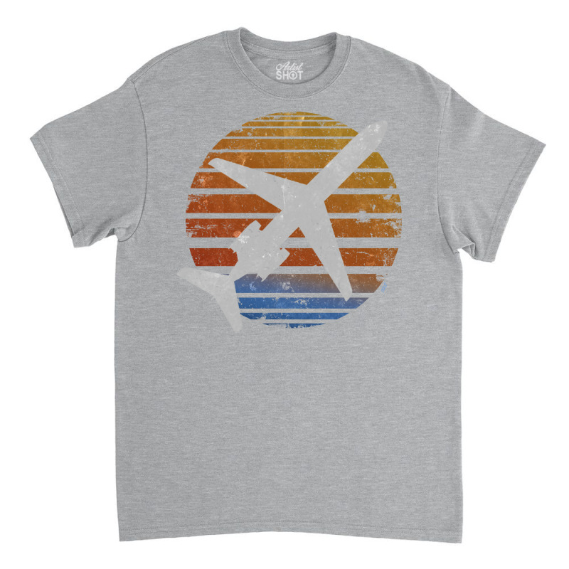 Vintage Regional Airliner Sun Nostalgia Classic T-shirt | Artistshot