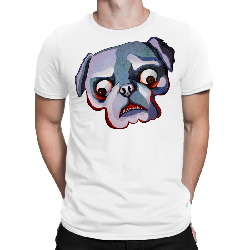 Pugzuzu   Horror Pug! T-shirt | Artistshot