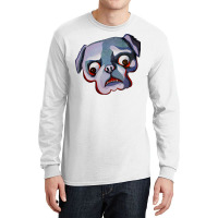 Pugzuzu   Horror Pug! Long Sleeve Shirts | Artistshot