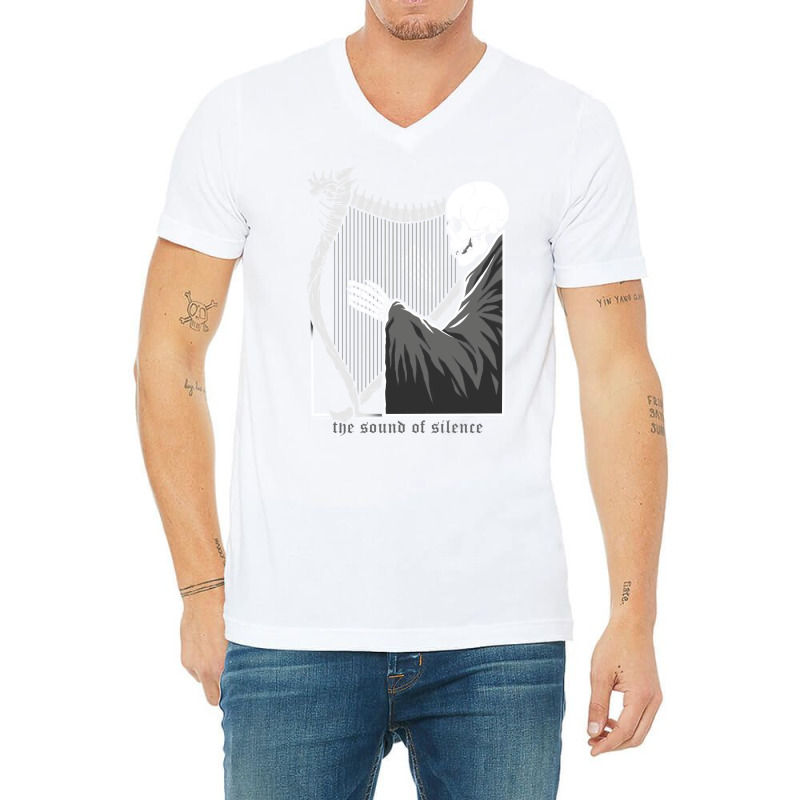 The Sound Of Silence V-Neck Tee by koglerbrowyk | Artistshot