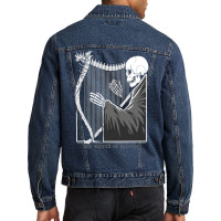 The Sound Of Silence Men Denim Jacket | Artistshot