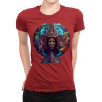 Tribal  Shamanic Visions Ladies Fitted T-shirt | Artistshot