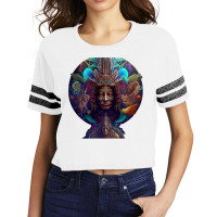 Tribal  Shamanic Visions Scorecard Crop Tee | Artistshot