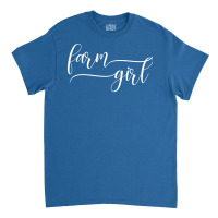 Farm Girl Agriculture Farming Farmer Hipster Classic T-shirt | Artistshot