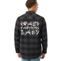 Crazy Farming Lady Cool Flannel Shirt | Artistshot