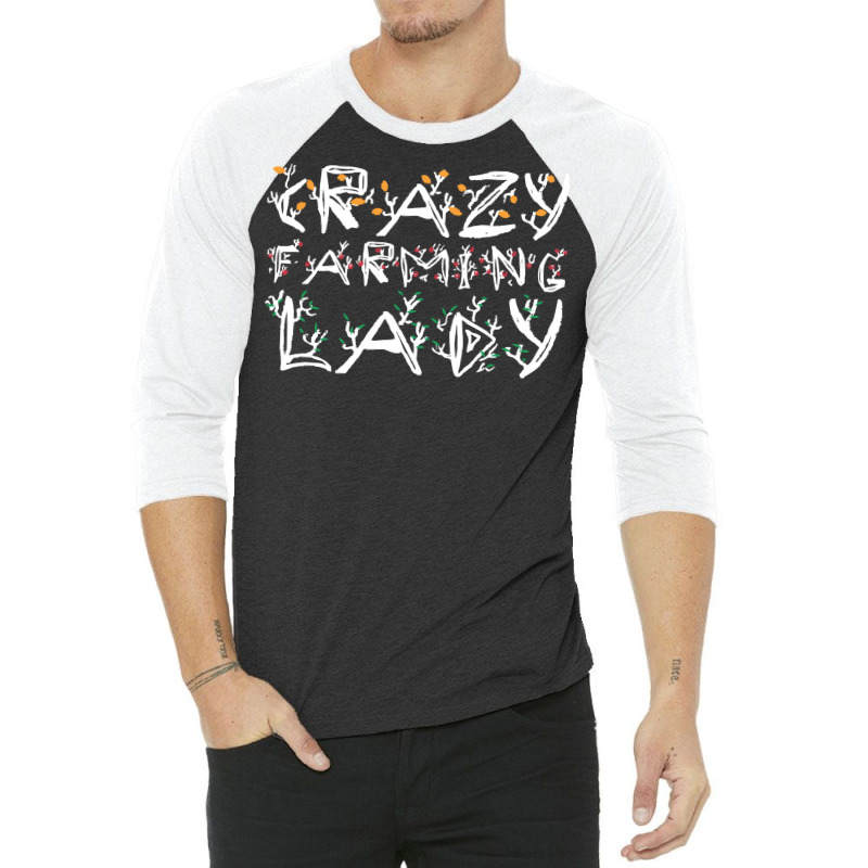 Crazy Farming Lady Cool 3/4 Sleeve Shirt | Artistshot