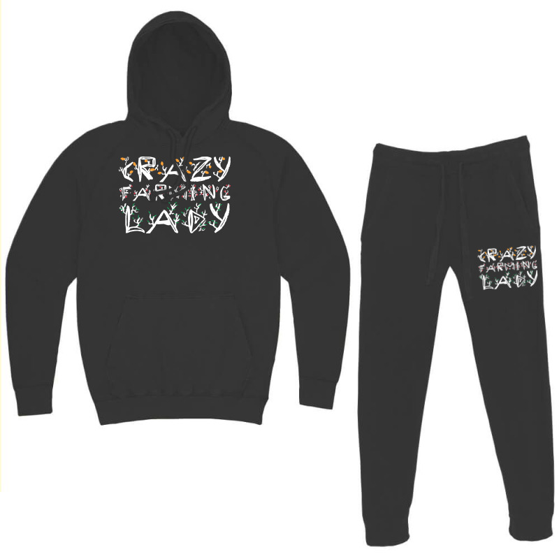 Crazy Farming Lady Cool Hoodie & Jogger Set | Artistshot