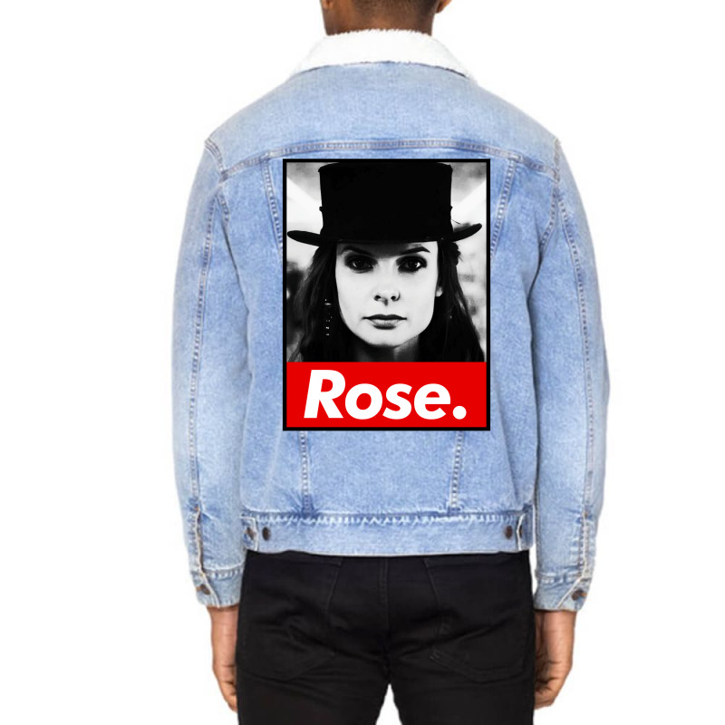 Hat Rose The Hat Unisex Sherpa-Lined Denim Jacket by gouselauckt | Artistshot